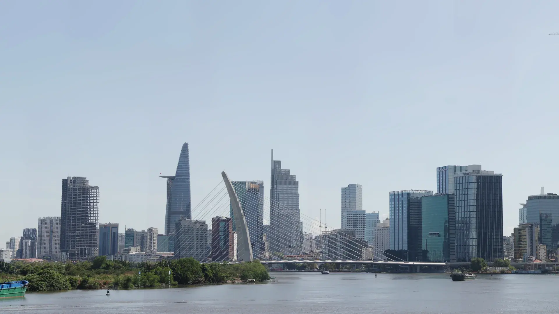 Ho Chi Minh City şehir manzarası