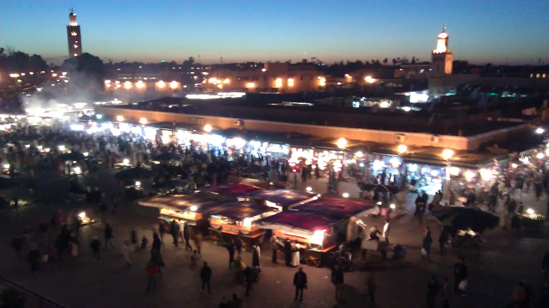 Marakeş şehir manzarası