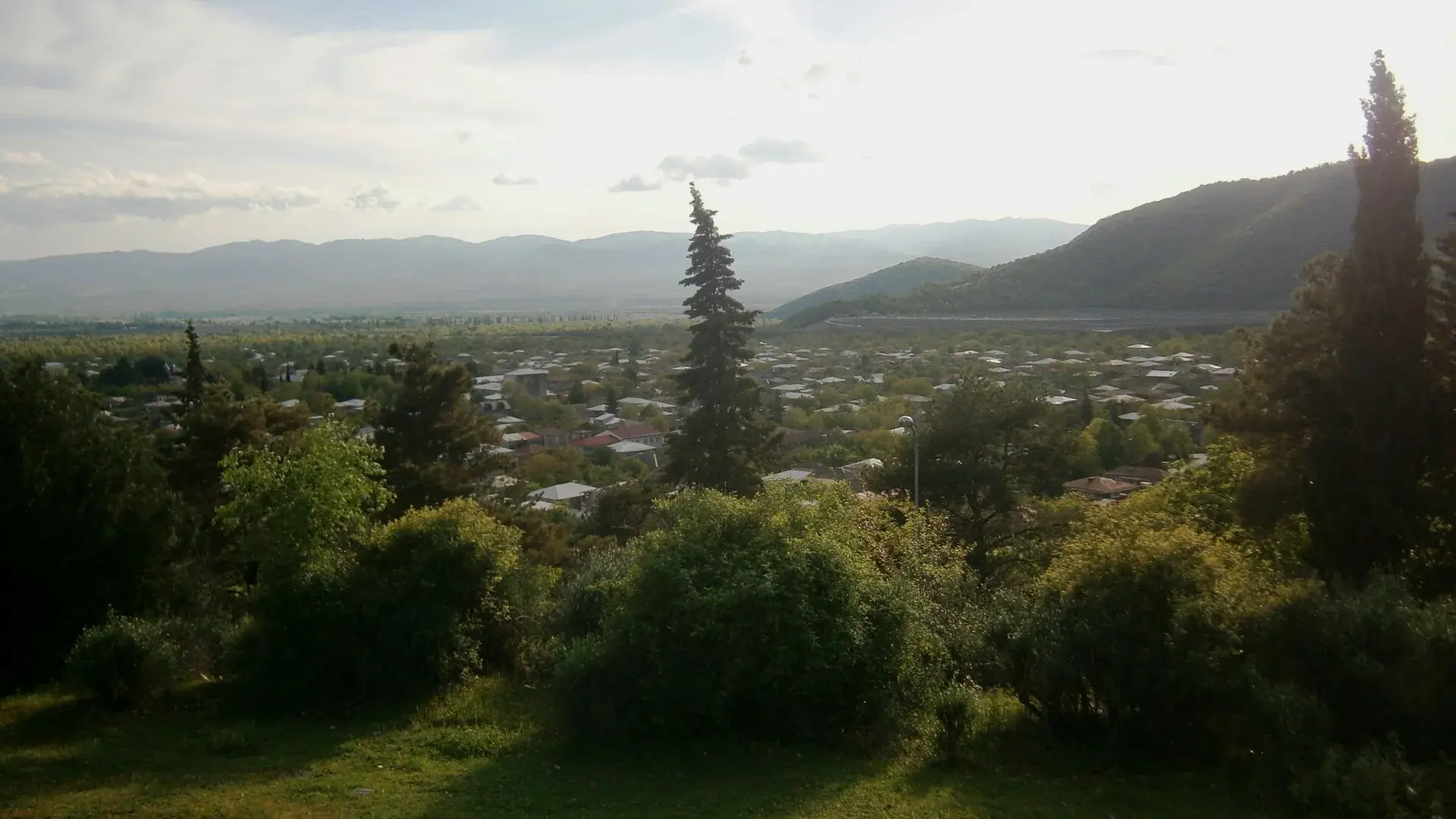 Kvareli şehir manzarası