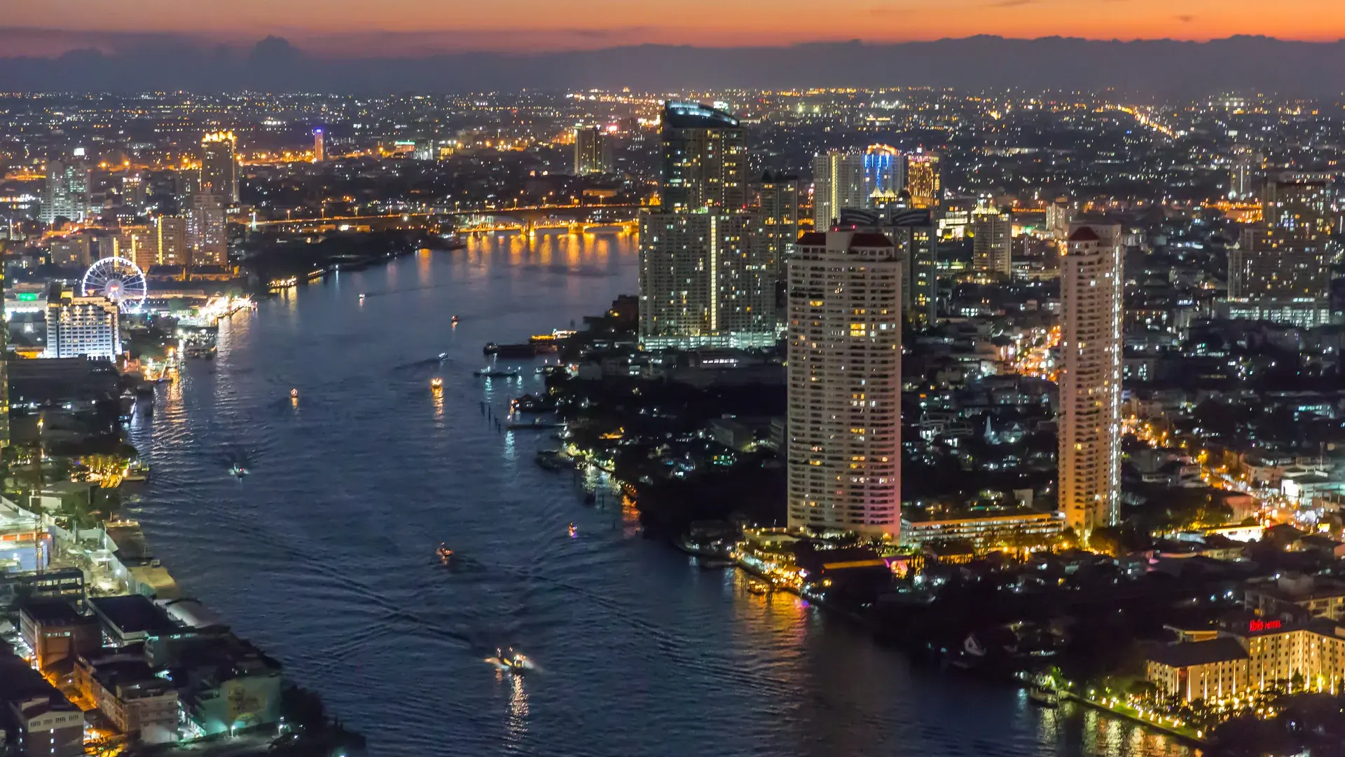 Bangkok şehir manzarası