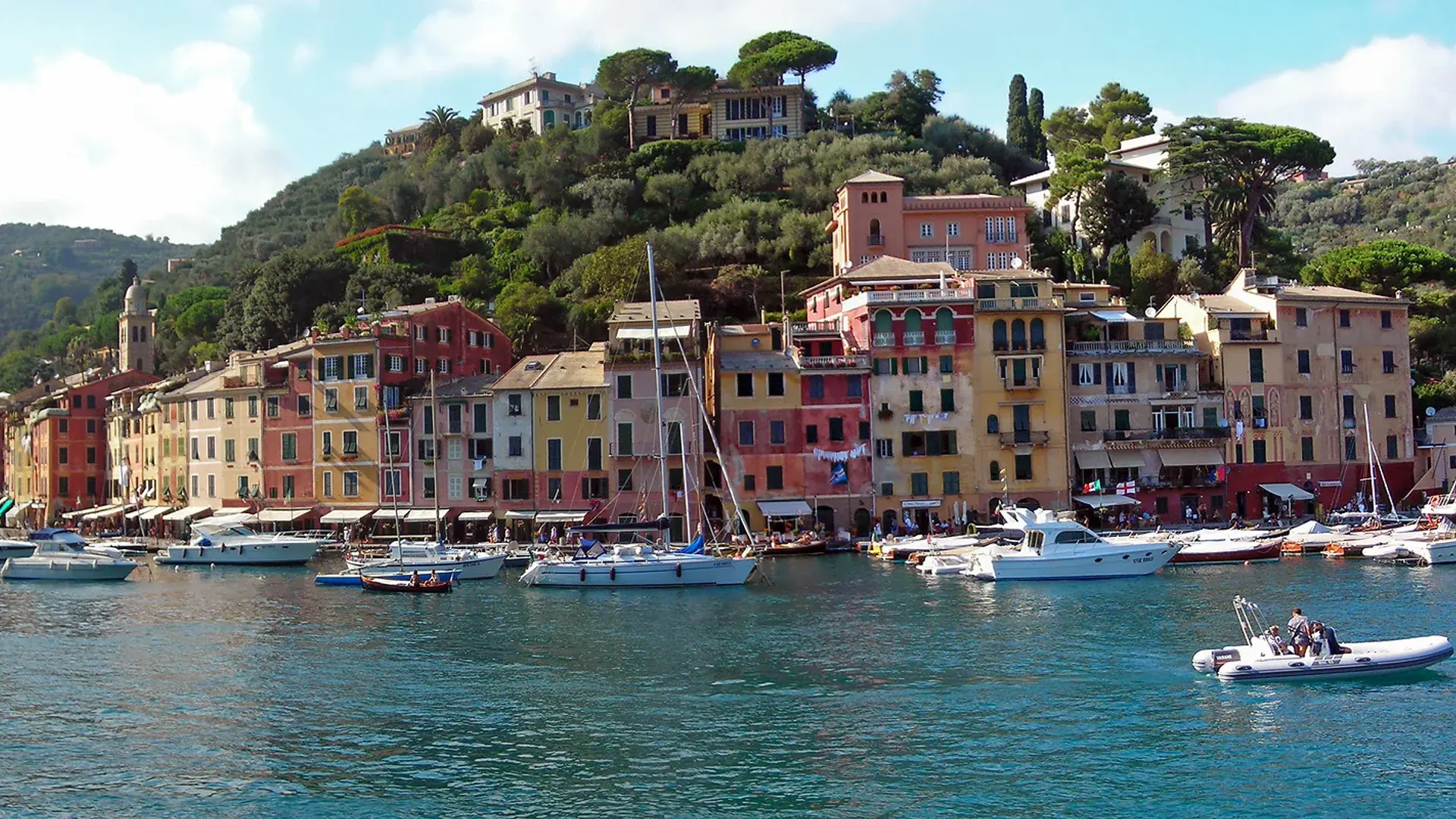 Portofino şehir manzarası