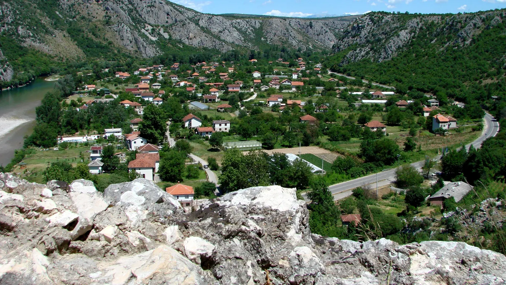 Počitelj şehir manzarası