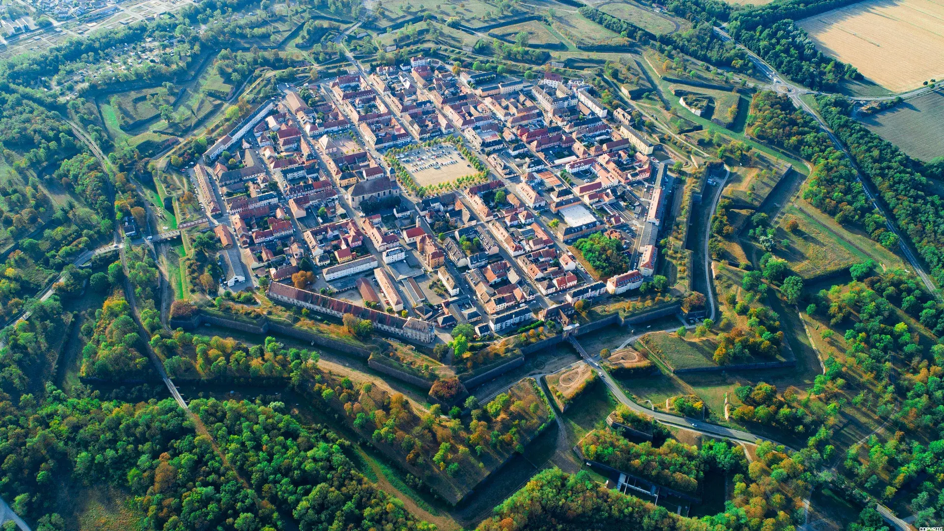 Alsace bölge manzarası