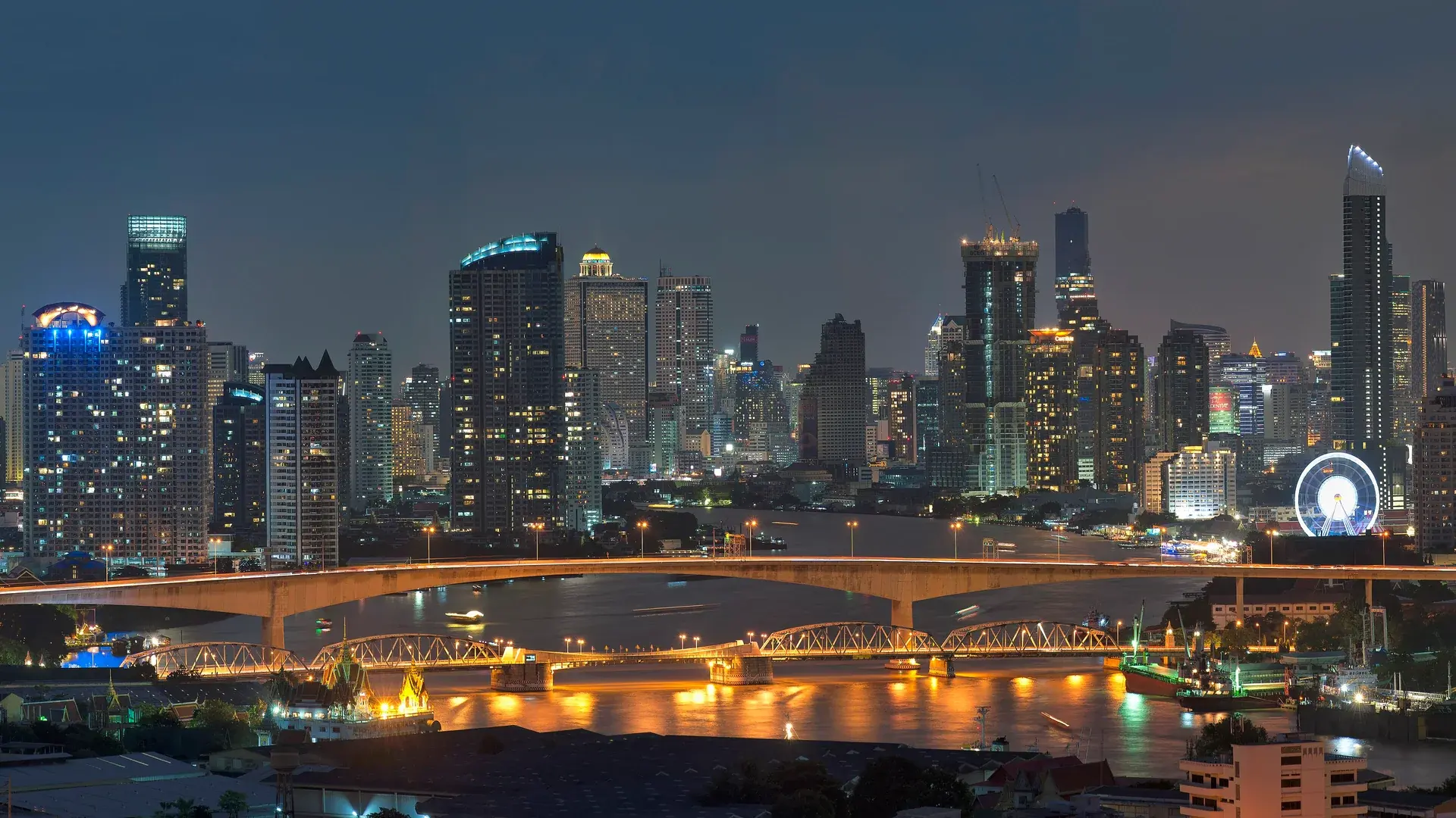 Bangkok manzarası — Elegant Bangkok, Phuket, Pattaya Hava Yolları Turu – Saudia ile 6 Gece