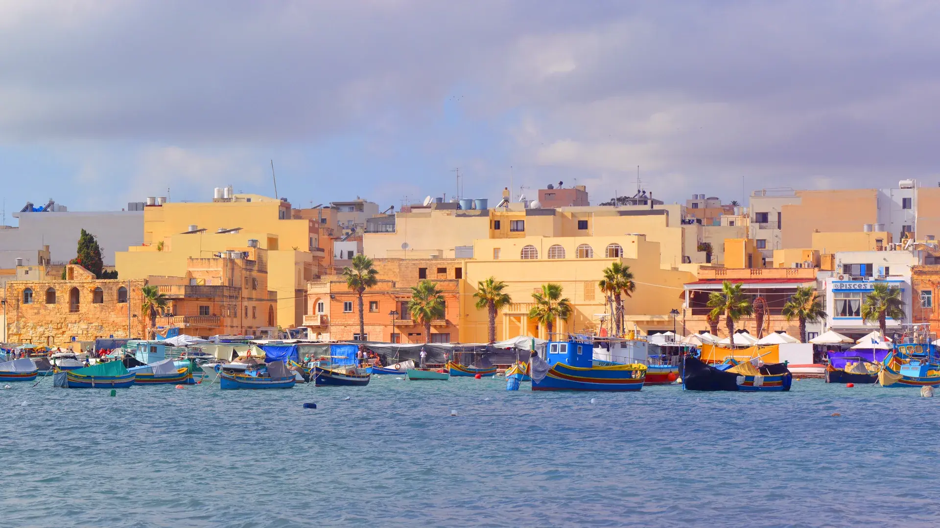 Marsaxlokk şehir manzarası