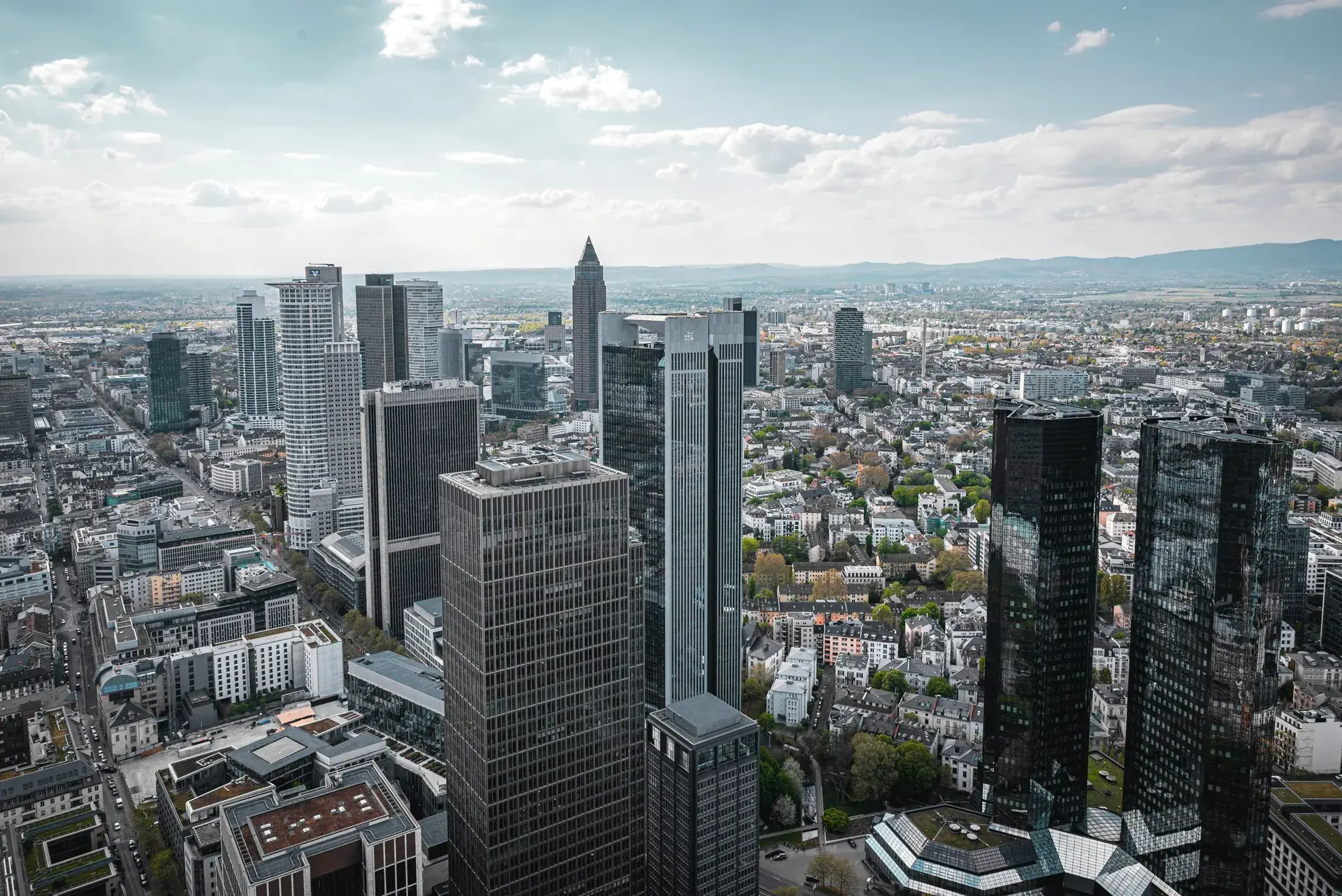 Frankfurt şehir manzarası