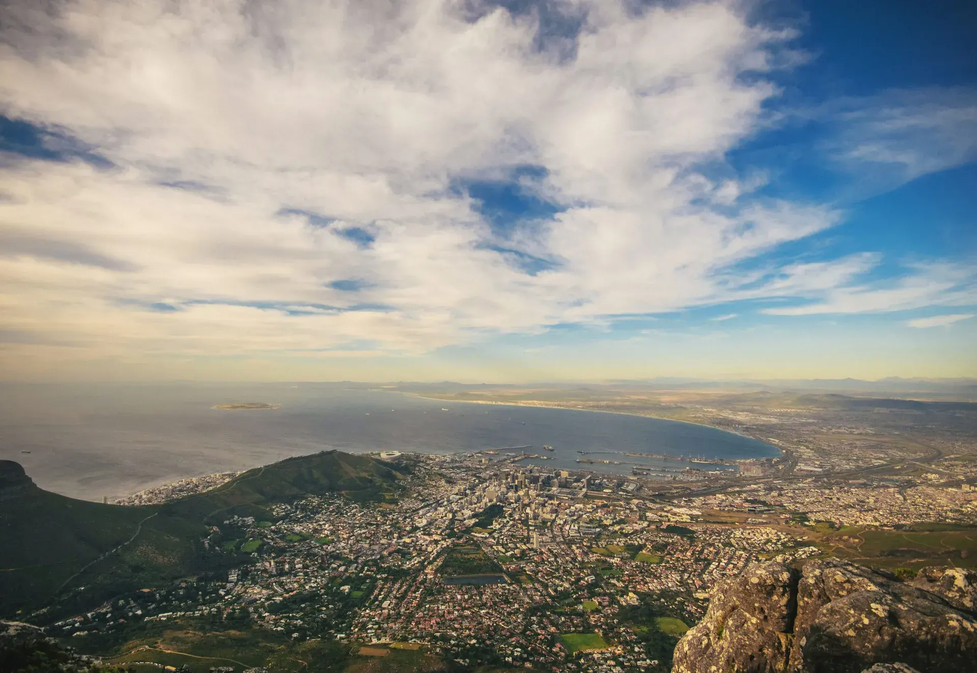 Cape Town şehir manzarası