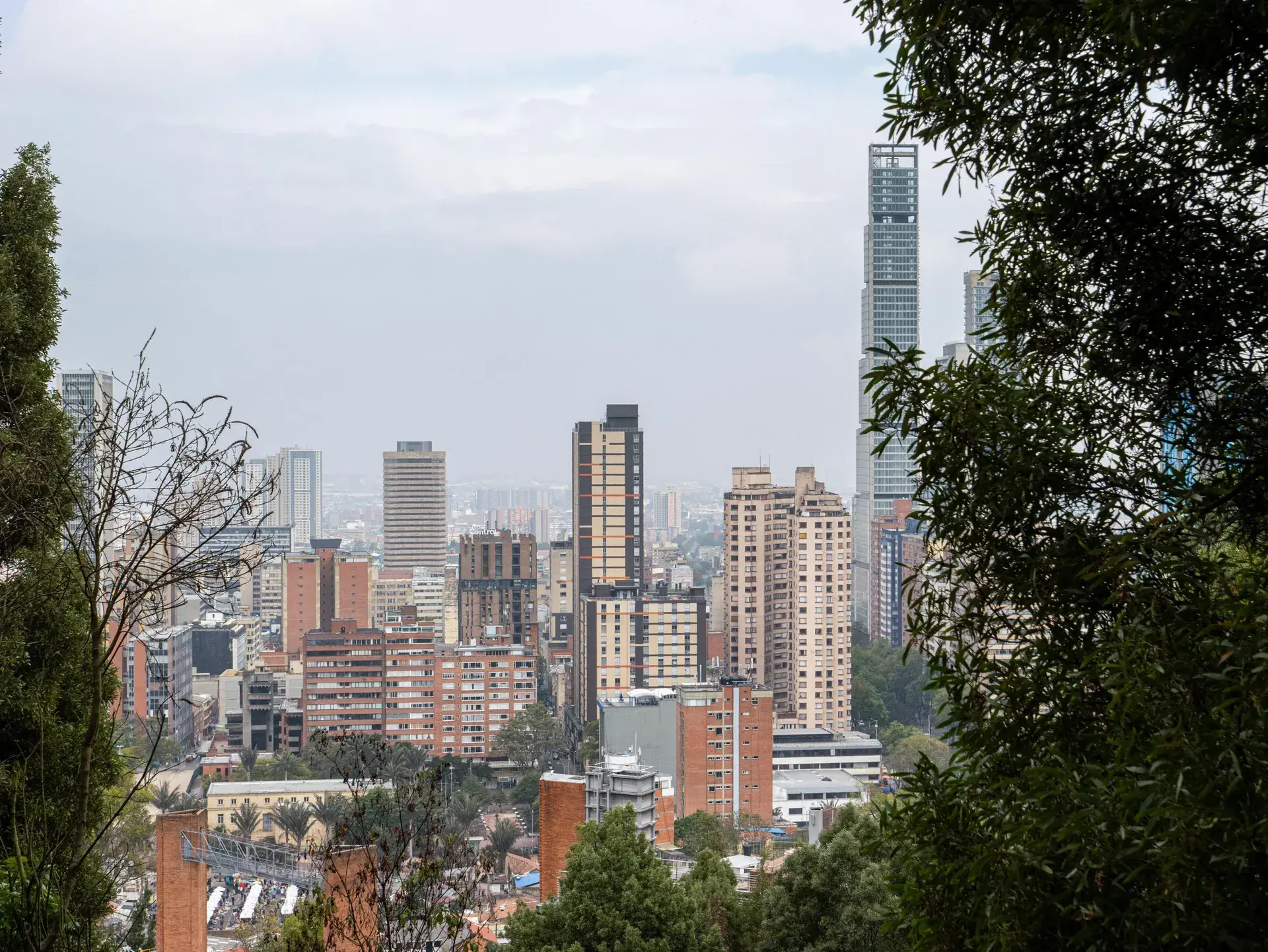 Bogotá şehir manzarası