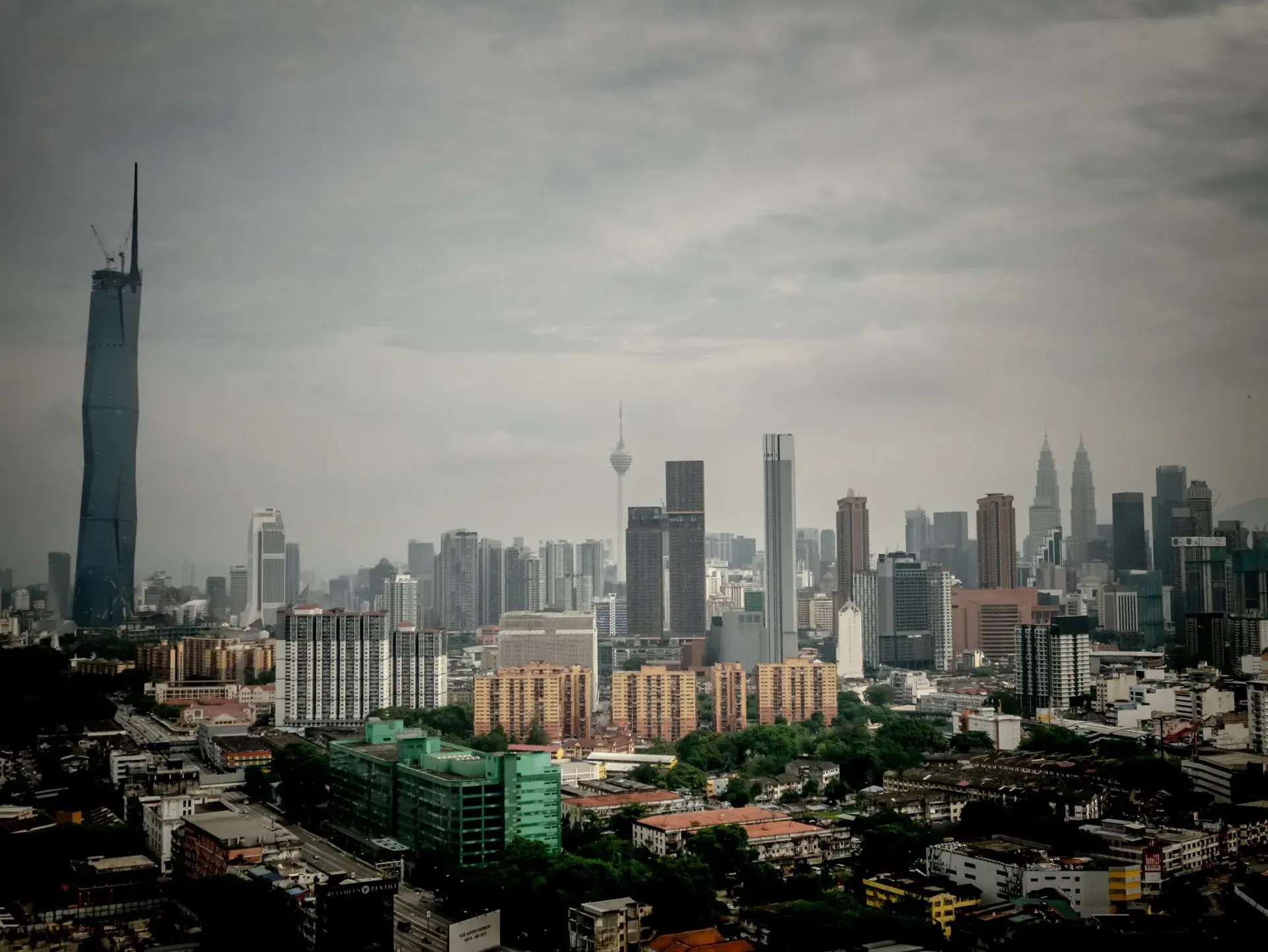 Kuala Lumpur şehir manzarası