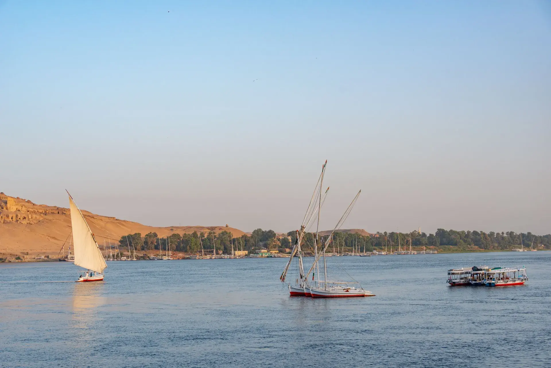 Aswan şehir manzarası